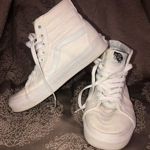 Vans skateboard hightop shoes size 6